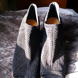 Lucky brand open toe booty